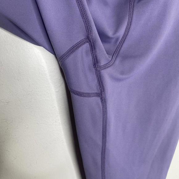 Zyia Active Light N Tight Purple Lasercut Perforated Athletic Leggings Small - Picture 5 of 11